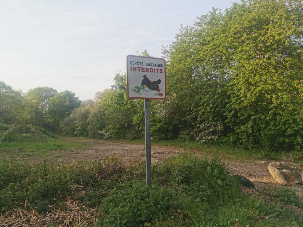 Déchets abandonnés